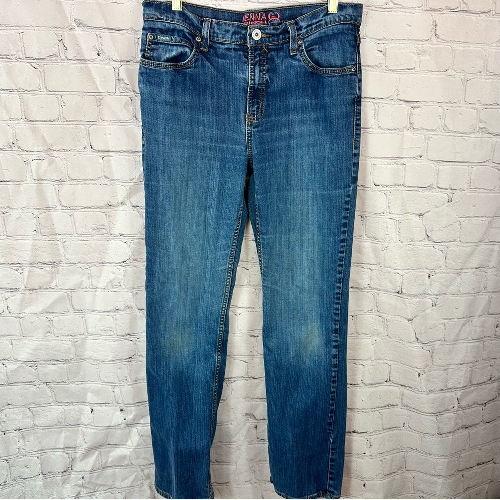 Cinch Jenna Bootcut Slim Fit Stretch Denim Jeans Womens 30 (9L) faded western